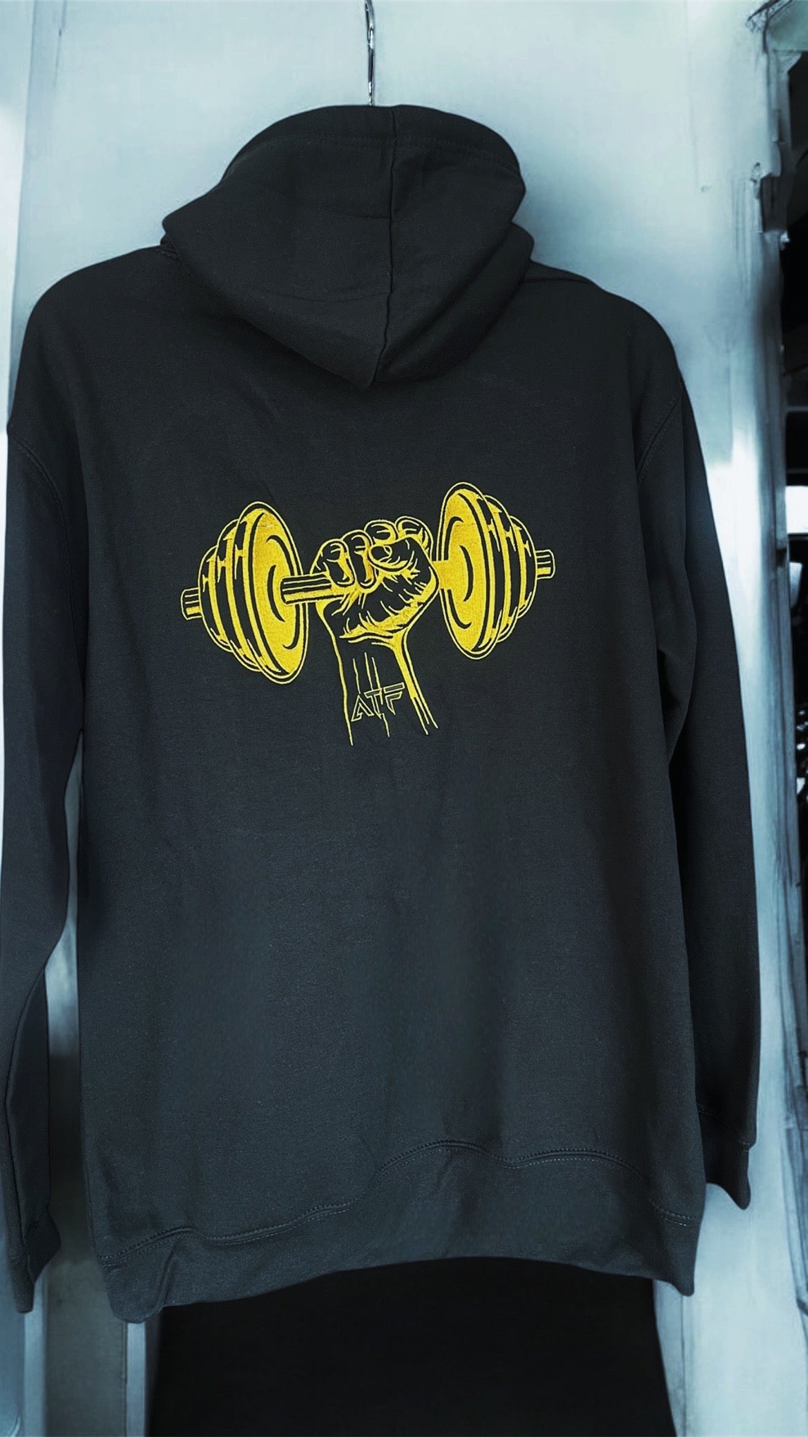 Rep your dedication to fitness with the ATF Hoodie, designed for both style and performance.
