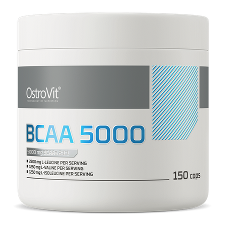 Maximize muscle growth, reduce fatigue, and speed up recovery with Ostrovit BCAA 5000.