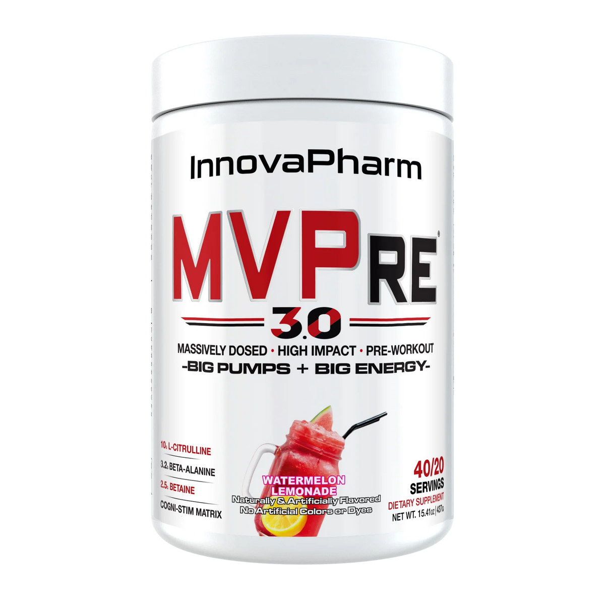 InnovPharm MVPre 3.0 extremely strong Pre-Workout