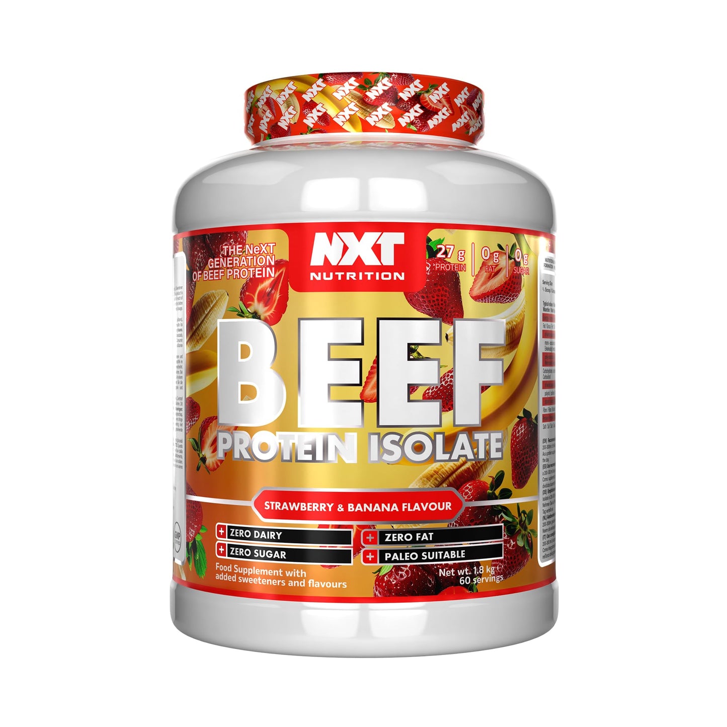 Fuel your fitness journey with NXT Nutrition Beef Protein Isolate, the ultimate high-performance protein supplement designed to support muscle growth, recovery, and strength.