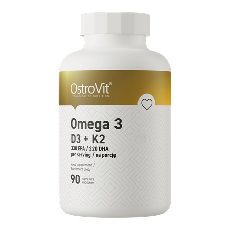 OstroVit Omega 3 D3 + K2 - Premium Support for Heart, Bones & Immunity