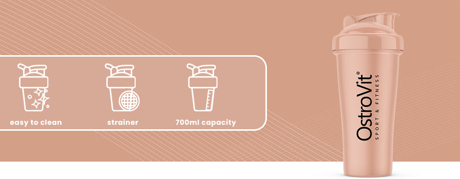 Stay hydrated and mix your supplements with ease using the OstroVit Shaker. Designed for convenience and durability, this high-quality shaker is perfect for protein shakes, pre-workouts, and BCAAs. With a secure screw-on lid and leak-proof design, you can shake without spills-whether at the gym, work, or on the go.