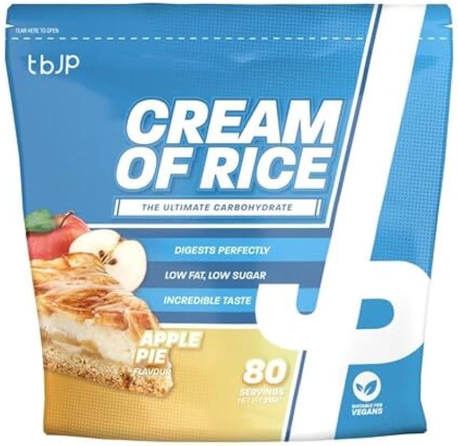 TBJP Cream of Rice is a premium easy-to-digest carbohydrate source designed to fuel your workouts and support recovery. Made from high quality rice, this supplement provides a fast-acting energy boost without unwanted additives.