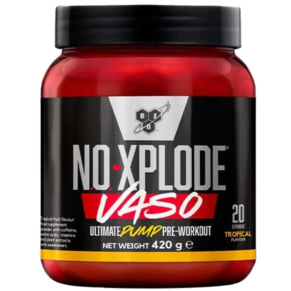 Unleash next-level performance with N.O.-Xplode Vaso, a cutting edge pre-workout formula designed to maximize your pump, endurance, and focus.