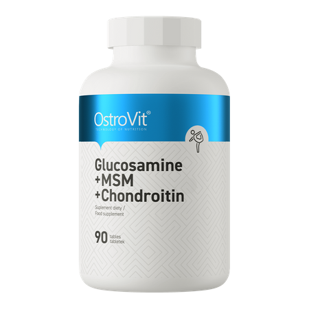 Boost your joint health and mobility with OstroVit Glucosamine + MSM + Chondroitin - a premium supplement designed to support active lifestyles and intense workouts.