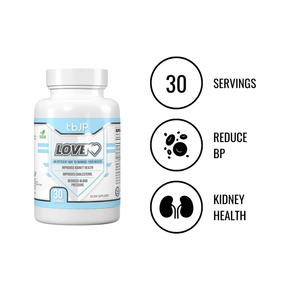 TBJP Love Heart 60 caps is a dietary supplement that is especially recommended for bodybuilders, Athletes and Gym-Goers.Its unique formula is designed to support the functioning of the heart and the entire circulatory system.