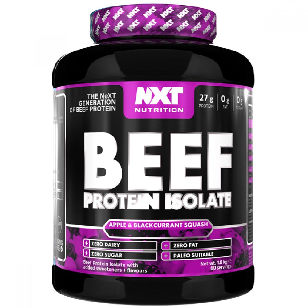 Fuel your fitness journey with NXT Nutrition Beef Protein Isolate, the ultimate high-performance protein supplement designed to support muscle growth, recovery, and strength.