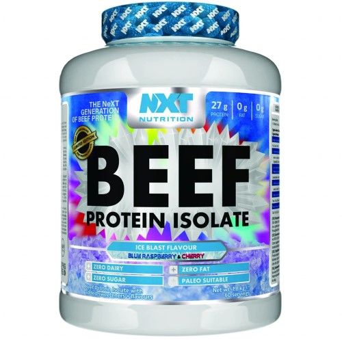 Fuel your fitness journey with NXT Nutrition Beef Protein Isolate, the ultimate high-performance protein supplement designed to support muscle growth, recovery, and strength.