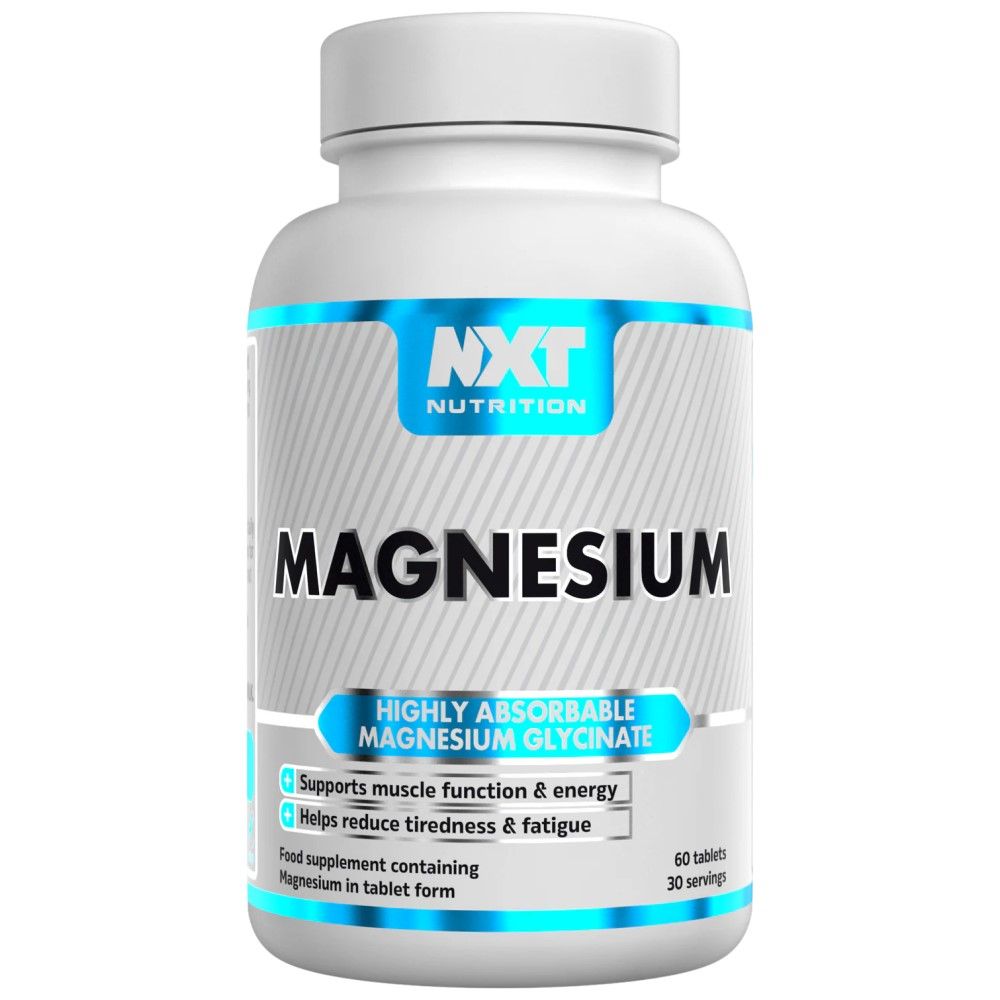 NXT Nutrition Magnesium Glycinate: Optimal Muscle Function & Recovery
1000mg Magnesium Glycinate Per Serving | High Absorbability