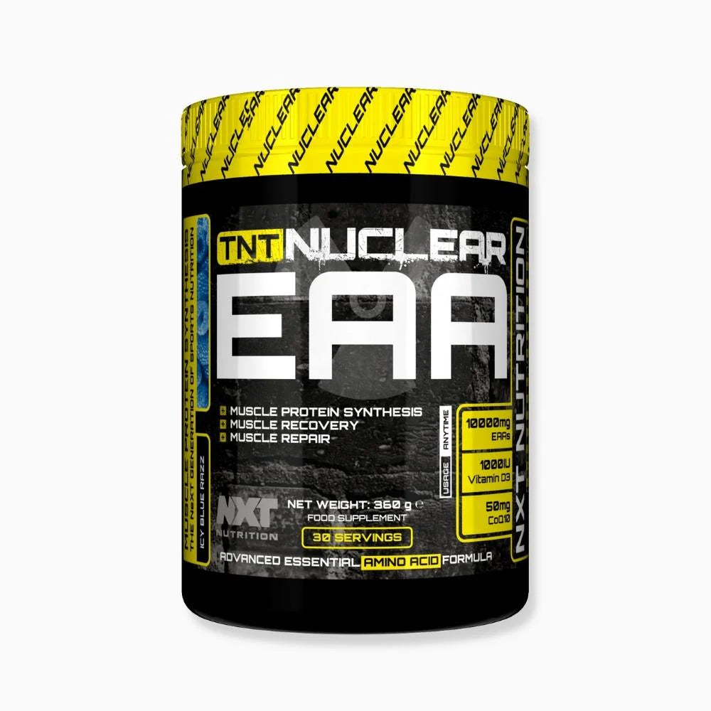 TNT Nuclear EAA 360g
Muscle Protein Synthesis
Muscle Recovery
Muscle Repair