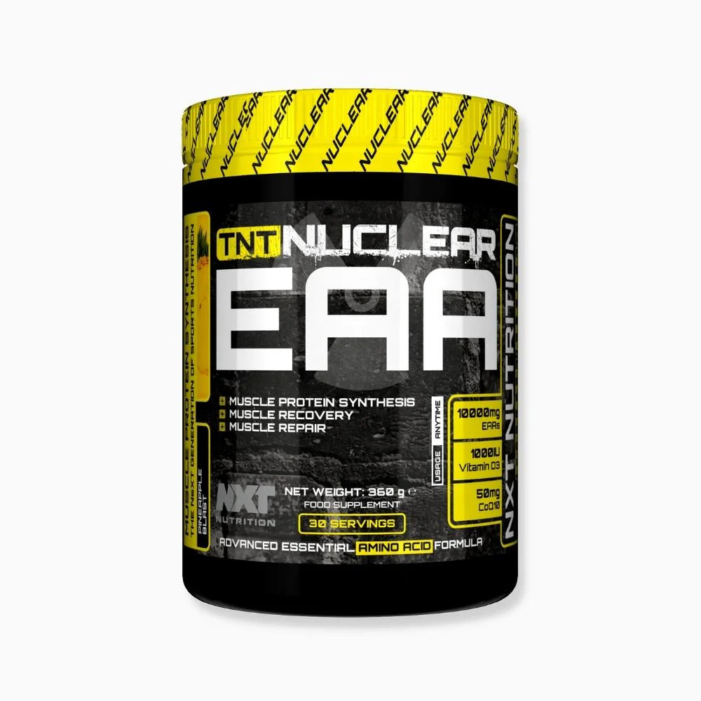TNT Nuclear EAA 360g
Muscle Protein Synthesis
Muscle Recovery
Muscle Repair