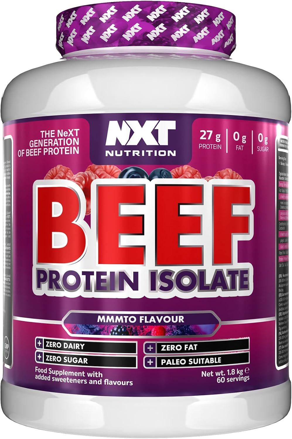 Fuel your fitness journey with NXT Nutrition Beef Protein Isolate, the ultimate high-performance protein supplement designed to support muscle growth, recovery, and strength.