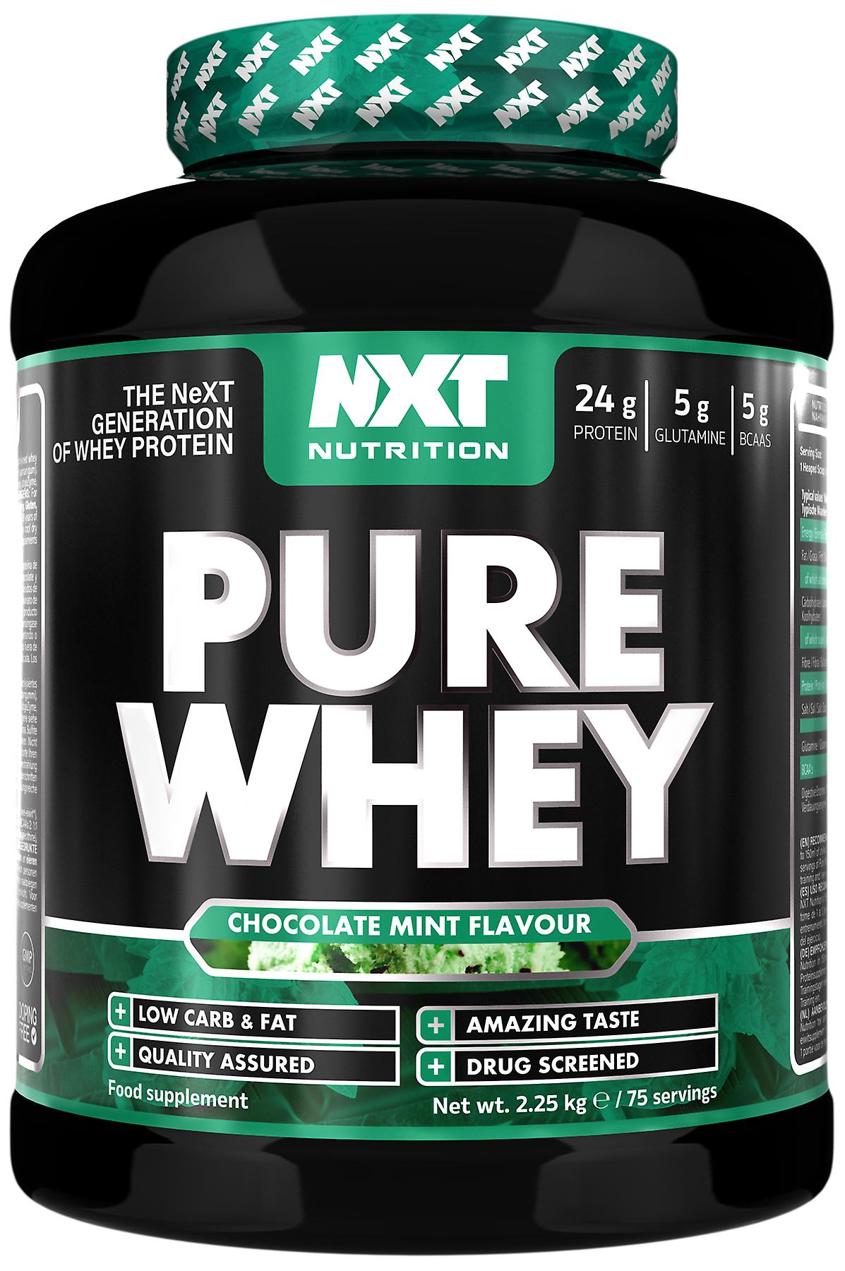 Fuel your fitness journey with NXT Pure Whey Protein, a premium blend of high-quality whey protein concentrate and isolate, designed to support muscle growth, recovery, and performance. Whether you're aiming to build lean muscle, enhance recovery, or boost daily protein intake, NXT Pure Whey provides the essential nutrients your body needs.