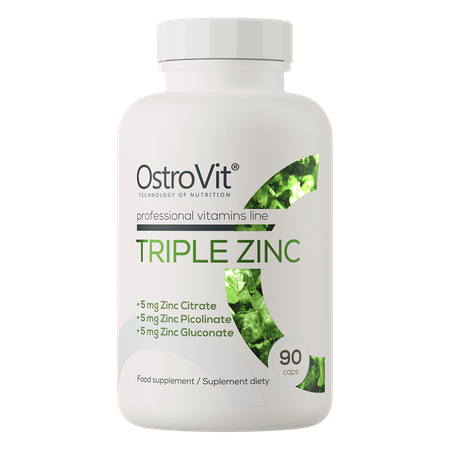 Boost your immunity, enhance recovery, and optimize performance with OstroVit Triple Zinc.