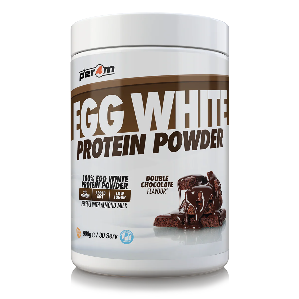 High-quality Per4m Egg White Protein, Ideal for lean muscle support.