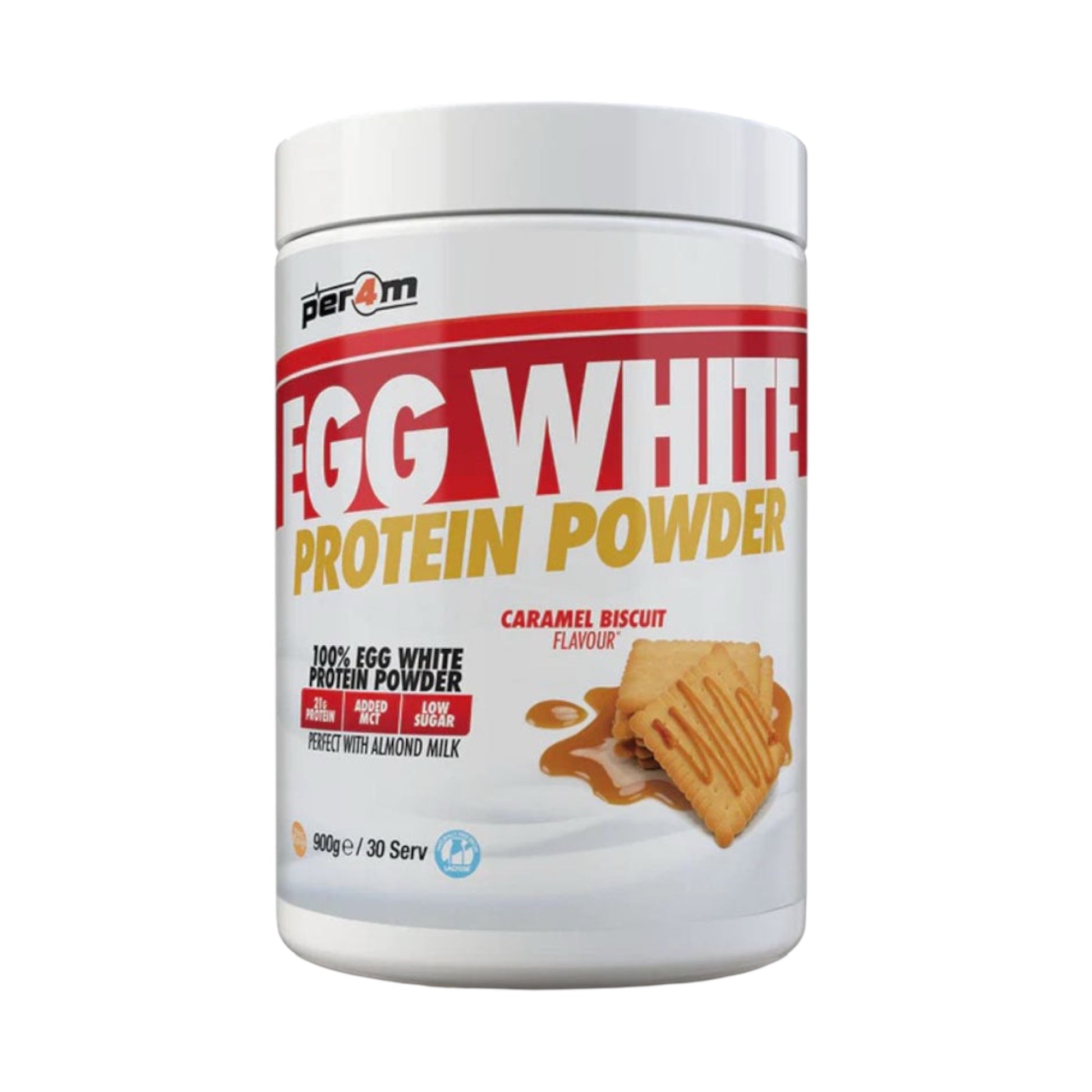 High-quality Per4m Egg White Protein, Ideal for lean muscle support.