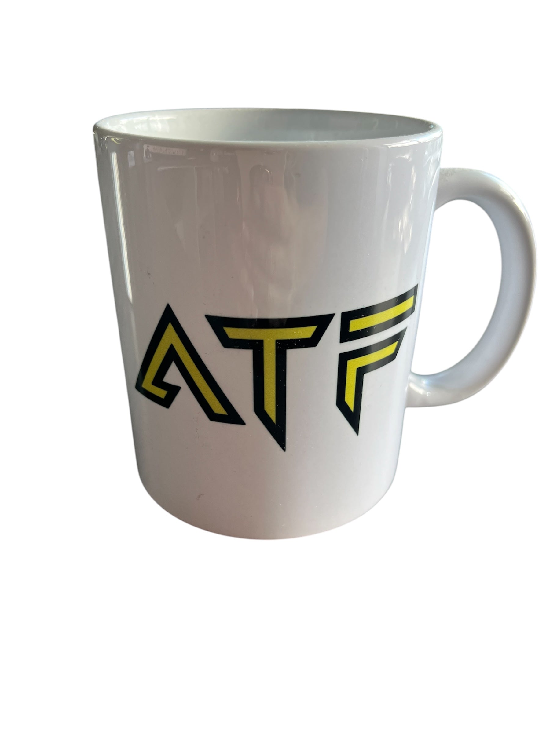 Start your day with the ATF Mug, the perfect way to enjoy your morning coffee, tea, or pre-workout in style. With a sleek design and durable build, this mug is a must-have for any fitness enthusiast who loves the #ATFLifestyle.