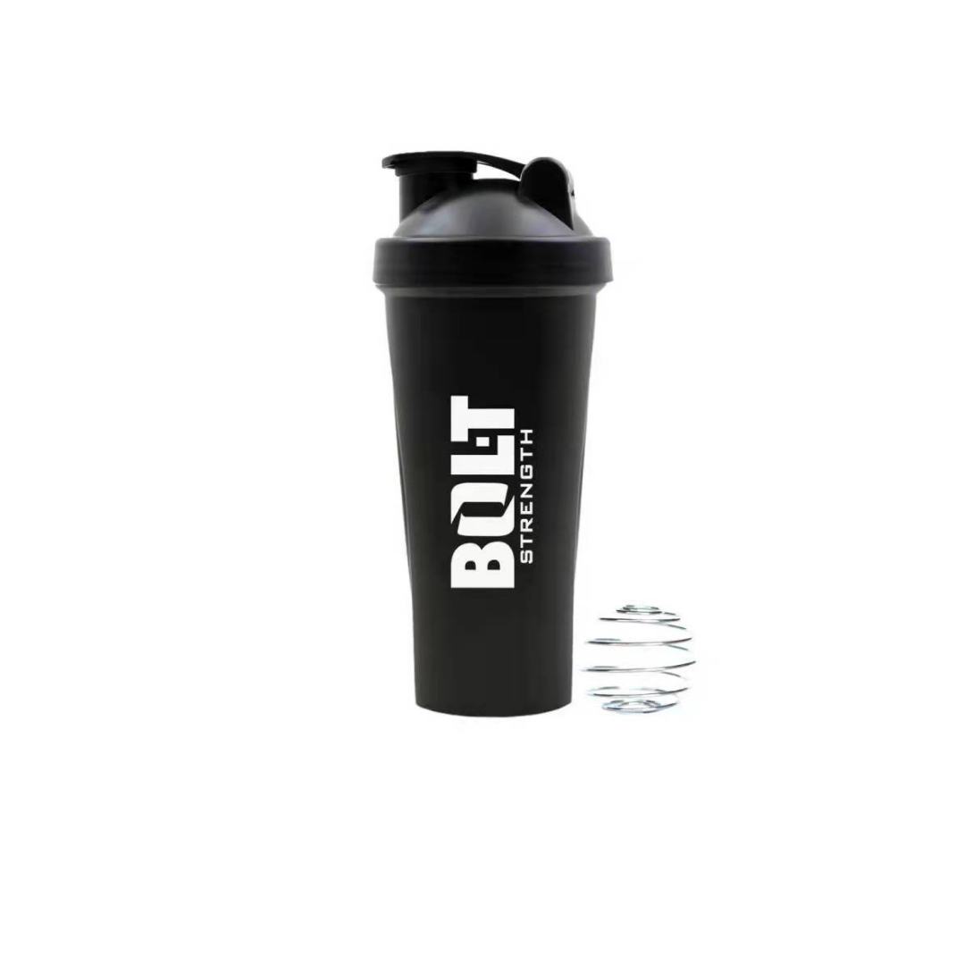 Mix your supplements with ease using the Bolt Shaker, designed for smooth, clump-free shakes every time. With leak-proof lid and durable BPA-free plastic, this shaker is perfect for pre-workout, protein shakes, and hydration drinks.