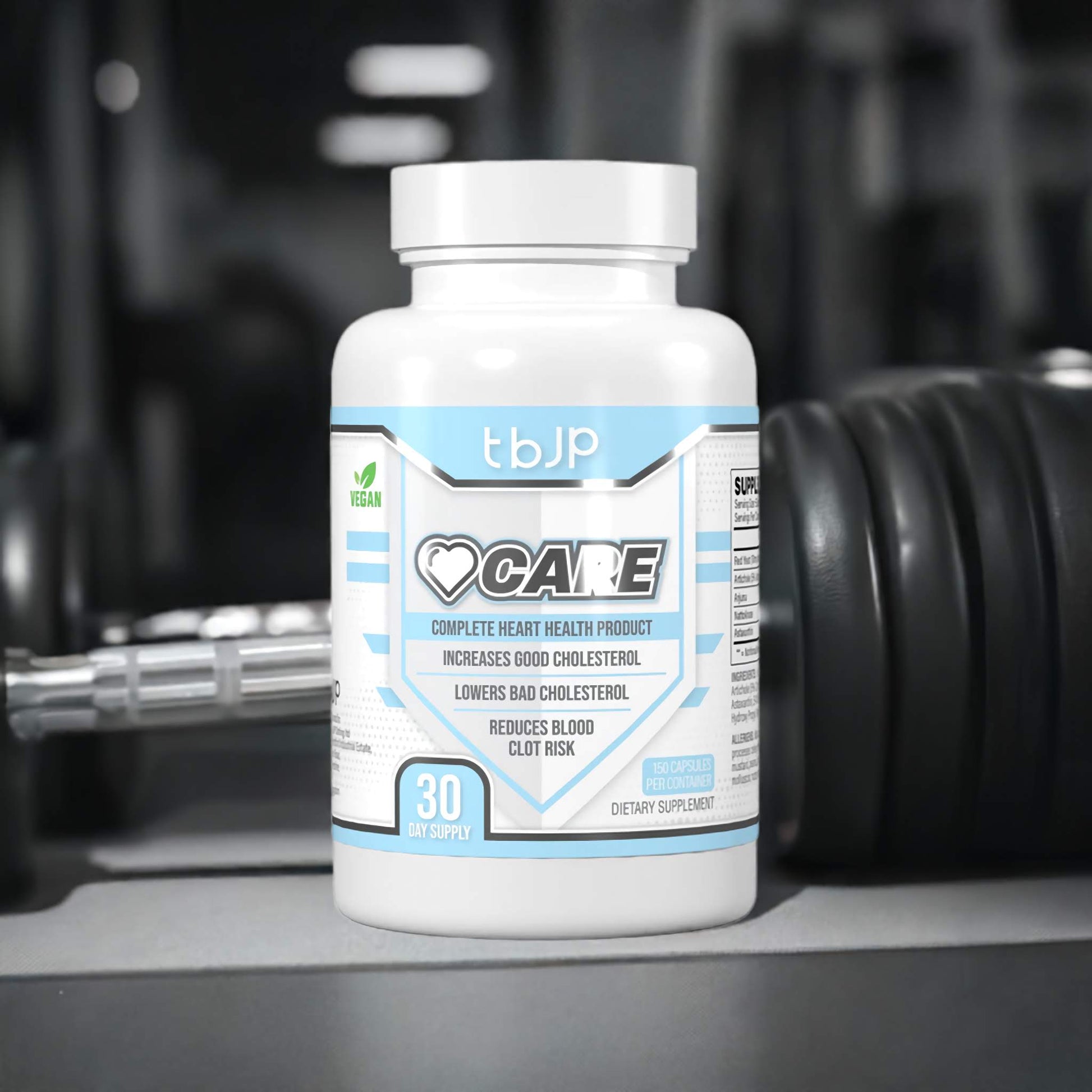 TBJP Heart Care is a premium cardiovascular support supplement designed for athletes, bodybuilders, and fitness enthusiasts.