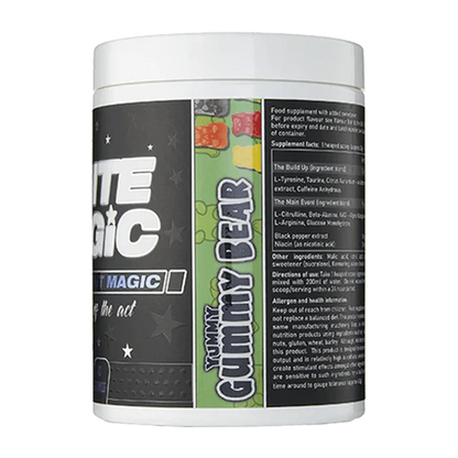 Unleash your inner warrior with Medi-Evil White Magic Pre-Workout-a high powered formula to enhance focus, endurance, and strength.