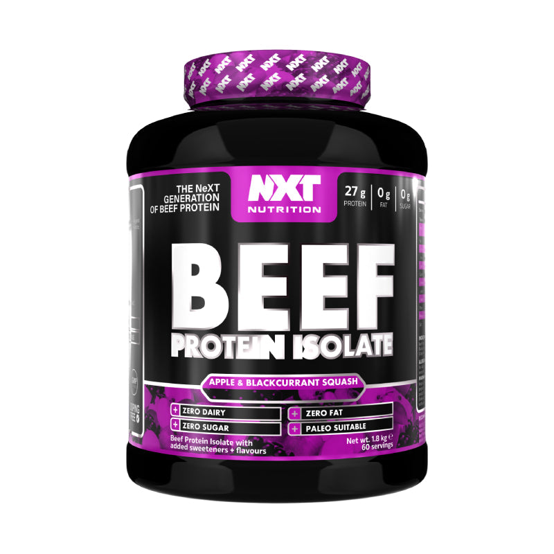 Fuel your fitness journey with NXT Nutrition Beef Protein Isolate, the ultimate high-performance protein supplement designed to support muscle growth, recovery, and strength.