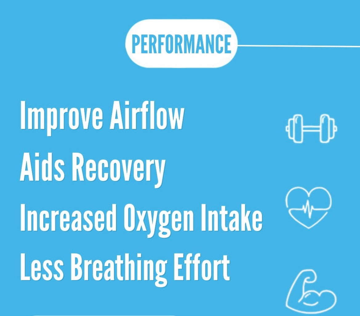 Support nasal breathing throughout the night, improving the quality of your sleep, so you wake up energised and perform at your peak.