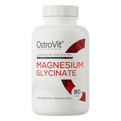 OstroVit Magnesium Glycinate is a premium dietary supplement providing highly absorbable magnesium in the form of magnesium bisglycinate. Delivered in easy-to-swallow capsules, it's designed for individuals seeking to enrich their daily diet with this essential macronutrient.