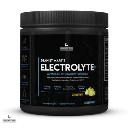 Stay energized with Supplement Needs Electrolyte+.  Advanced hydration and electrolyte support for peak performance.