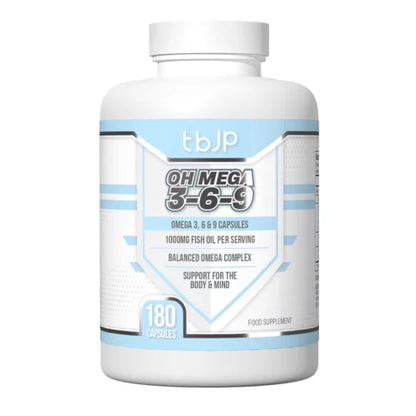 Trained by JP have created our OMEGA 3-6-9 supplement to provide a combination of Omega 3, Omega 6 and Omega 9 fatty acids in one convenient product.