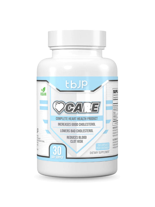 TBJP Heart Care is a premium cardiovascular support supplement designed for athletes, bodybuilders, and fitness enthusiasts.