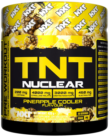 NXT Nutrition TNT Nuclear 420g is a cutting-edge pre-workout supplement engineered for athletes and fitness enthusiasts seeking explosive energy, laser-sharp focus, and enhanced endurance