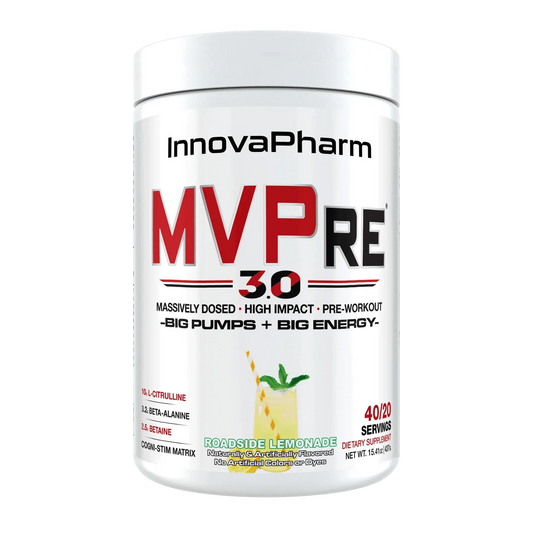 InnovaPharm MVPre 3.0 Preworkout – SCIENTIFICALLY-FORMULATED TO AMPLIFY PHYSICAL AND MENTAL PERFORMANCE.