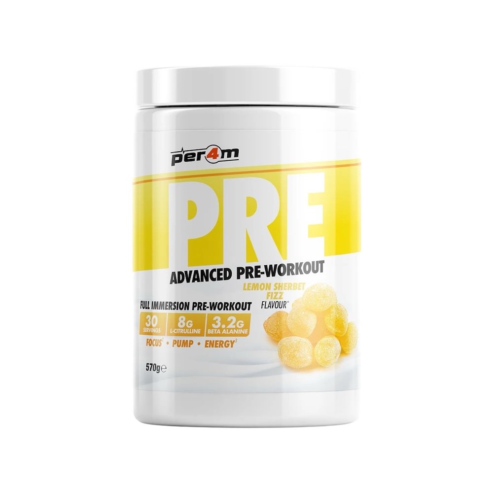 Per4m Pre is the ultimate pre-workout solution for optimal gym performance. It is packed with hand-picked ingredients to promote energy and mental focus, with 2000mg Taurine for added hydration.