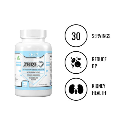 TBJP Love Heart 60 caps is a dietary supplement that is especially recommended for bodybuilders, Athletes and Gym-Goers.Its unique formula is designed to support the functioning of the heart and the entire circulatory system. 
