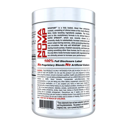 Innovapharm NovaPump is the ultimate stim-free pre-workout formula, designed to deliver skin-splitting muscle pumps, increase vascularity, and enhanced performance without the need for caffeine or stimulants.&nbsp; Perfect for those training late at night or stacking with a stim-based pre-workout, NovaPump fuels your workouts with scientifically-backed ingredients for peak performance.