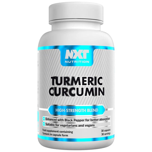 NXT Nutrition Turmeric Curcumin: High-Strength Joint & Recovery Support

450mg Turmeric + 45mg Curcumin | Enhanced with Black Pepper for Superior Absorption
