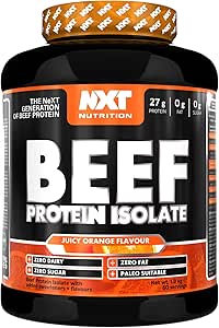 Fuel your fitness journey with NXT Nutrition Beef Protein Isolate, the ultimate high-performance protein supplement designed to support muscle growth, recovery, and strength.