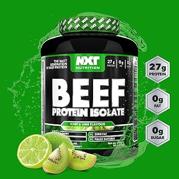 Fuel your fitness journey with NXT Nutrition Beef Protein Isolate, the ultimate high-performance protein supplement designed to support muscle growth, recovery, and strength.