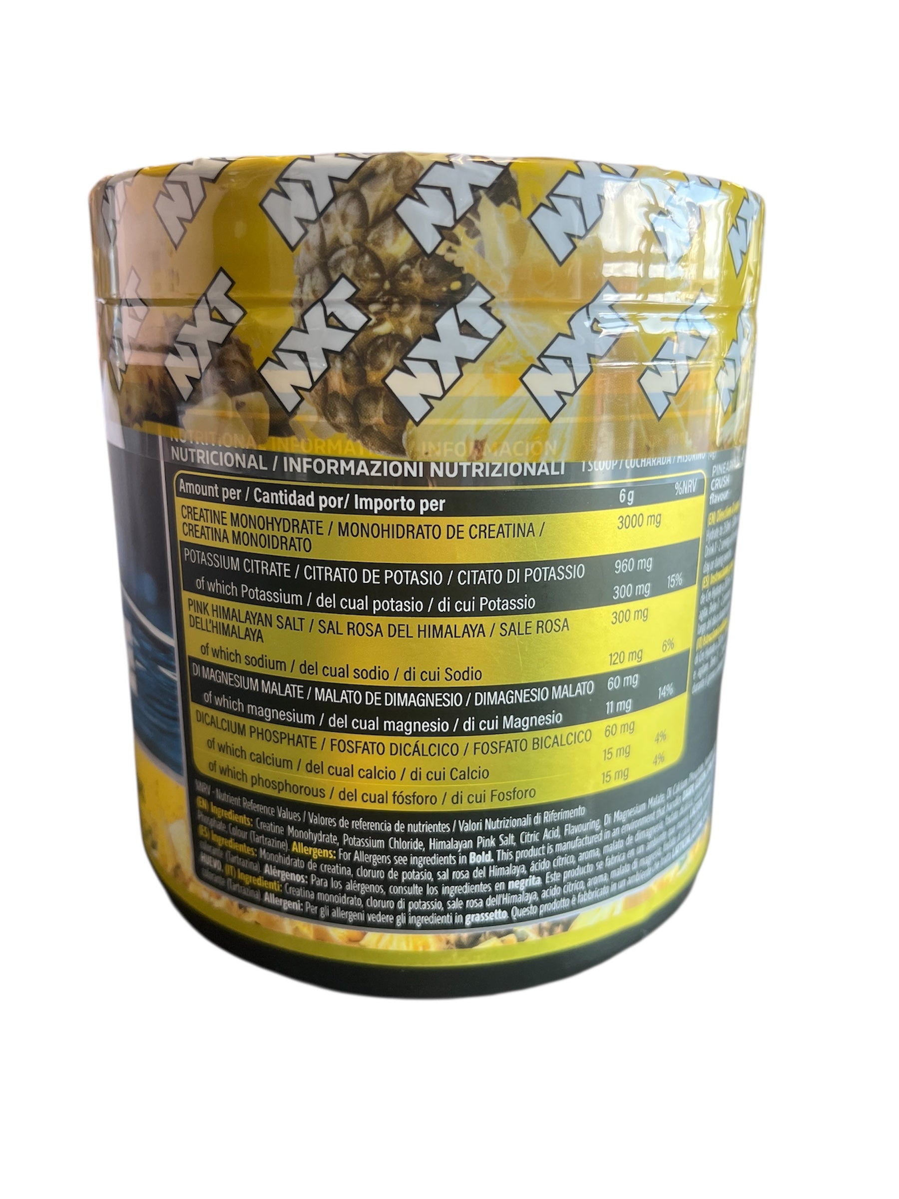 NXT Cre Hydrate combines pure creatine monohydrate with essential electrolytes magnesium malate and potassium citrate to support both performance and hydration. This powder mixes easily with water or your favourite beverage, making it the perfect addition to your pre or post-workout routine.