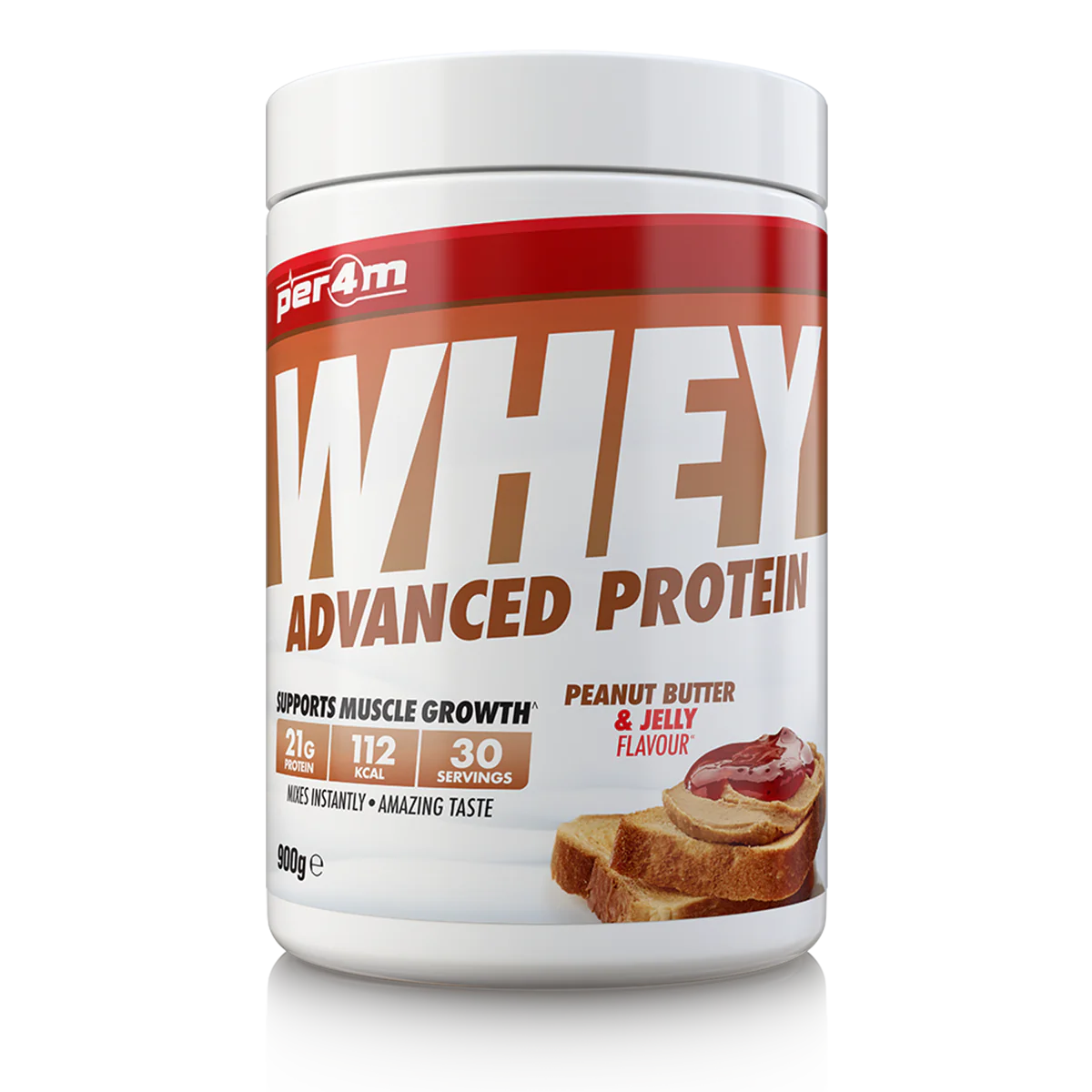 Fuel your fitness journey with Per4m Whey Protein, a premium blend designed for athletes, gym-goers, and anyone looking to support muscle growth and recovery.