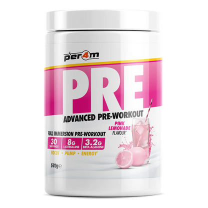 Per4m Pre is the ultimate pre-workout solution for optimal gym performance. It is packed with hand-picked ingredients to promote energy and mental focus, with 2000mg Taurine for added hydration.