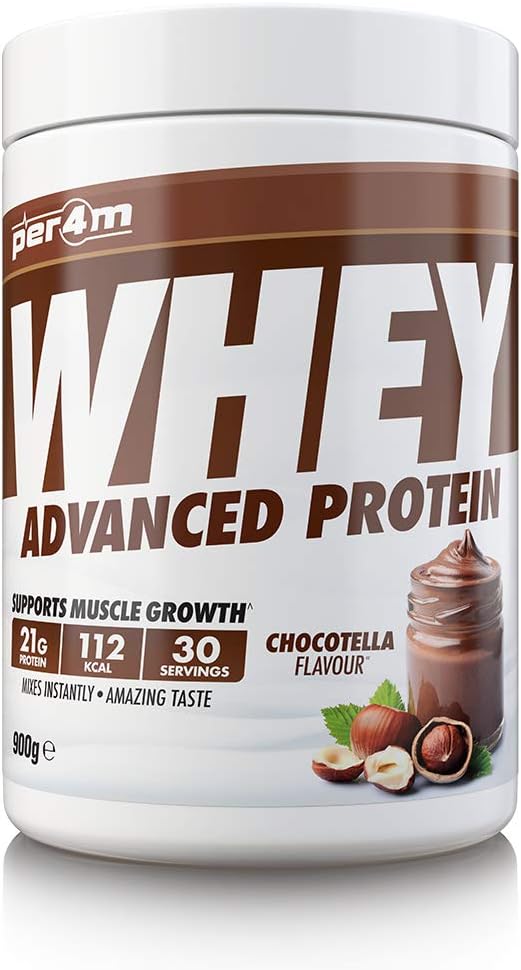 Fuel your fitness journey with Per4m Whey Protein, a premium blend designed for athletes, gym-goers, and anyone looking to support muscle growth and recovery.