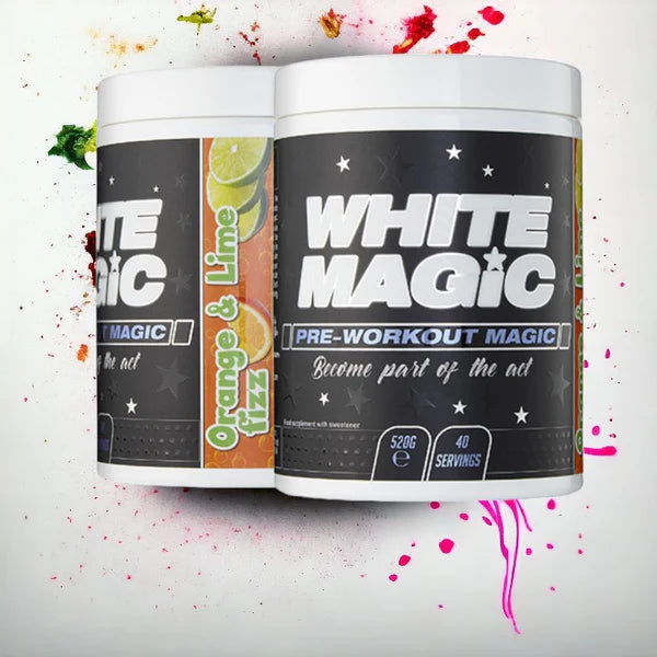 Unleash your inner warrior with Medi-Evil White Magic Pre-Workout-a high powered formula to enhance focus, endurance, and strength.