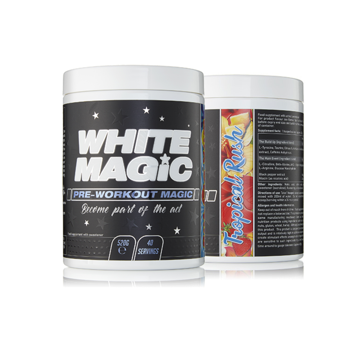 Unleash your inner warrior with Medi-Evil White Magic Pre-Workout-a high powered formula to enhance focus, endurance, and strength.
